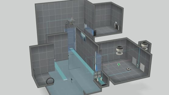 Simple lasers and bridges — Portal 2 Steam Workshop preview image