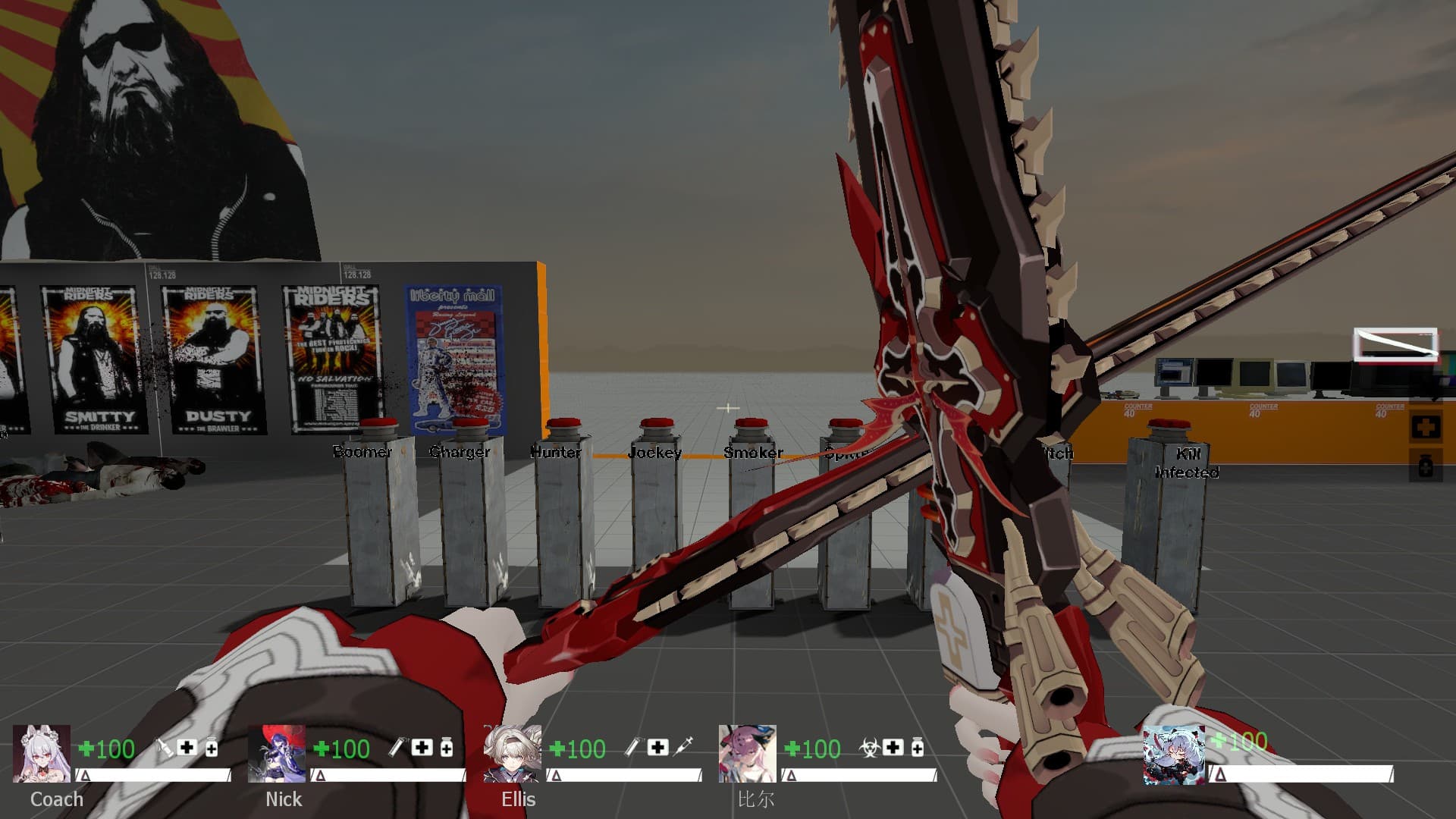 [Honkai Impact3] 月下誓约【链锯】替换砍刀/replace machete — Left 4 Dead 2 Steam Workshop preview image