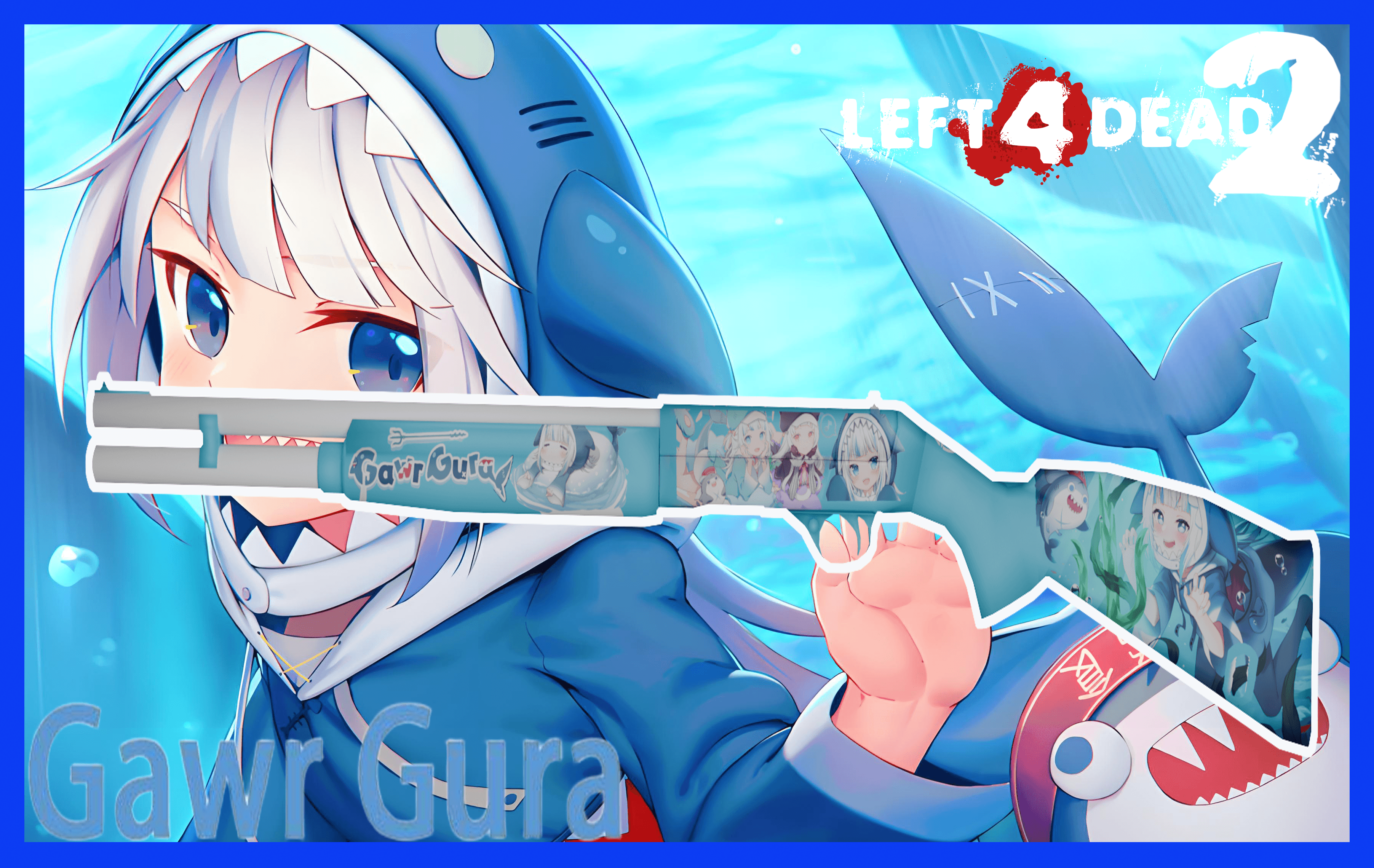 Gawr Gura主题toz-87 — Left 4 Dead 2 Steam Workshop preview image