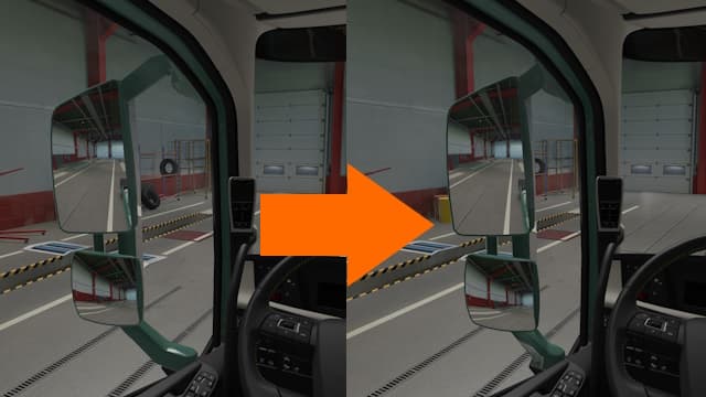Mirror Alignment[1.53-1.60] — Euro Truck Simulator 2 Steam Workshop preview image