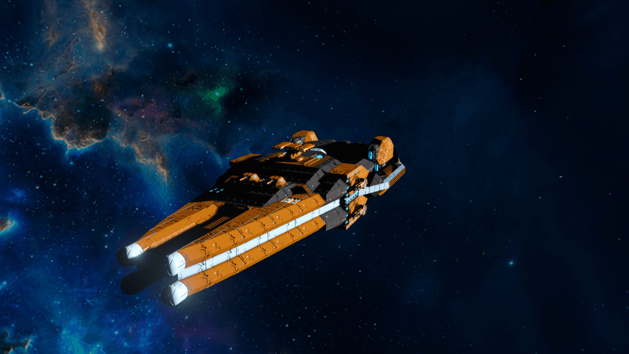 [frntr.au] Xian Class Corvette — Space Engineers Workshop preview