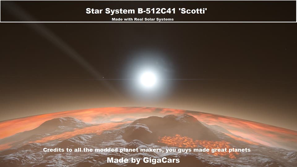 Star System B-512C41 'Scotti' — Space Engineers Workshop preview