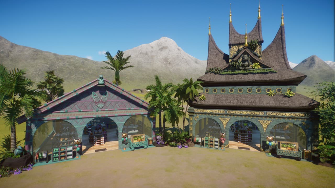 Tropical and Oceania DLC Souvenier Shop — Planet Zoo Steam Workshop preview image