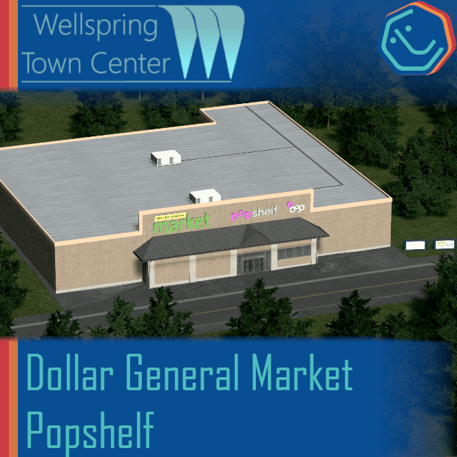 Dollar General Market & Popshelf — Cities: Skylines Steam Workshop preview image