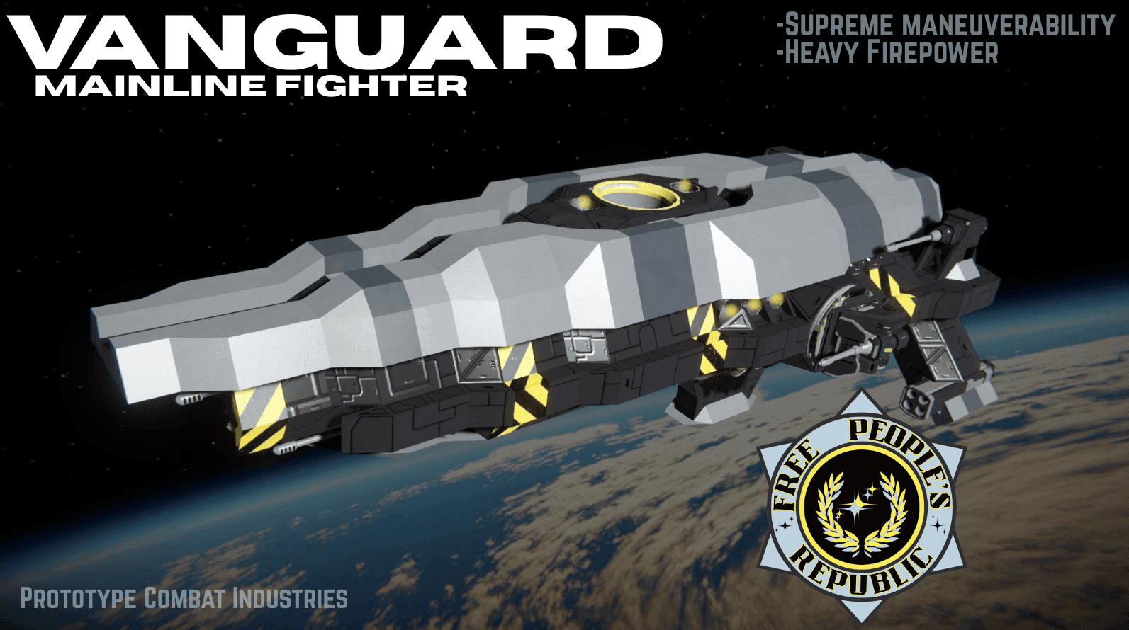 Vanguard Class Fighter (FPRN) — Space Engineers Steam Workshop preview image