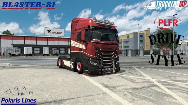 Iveco S-Way By PLFR Style truckersmp et multiplayer — Euro Truck Simulator 2 Steam Workshop preview image