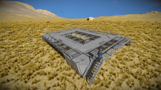 Prefab - Landing Pad Medi 00 — Space Engineers Workshop preview