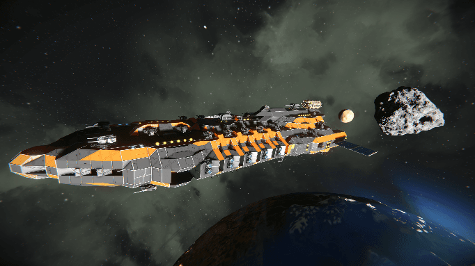 Loza Battle Ship MK3 v4 — Space Engineers Workshop preview