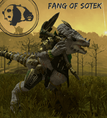 Fang of Sotek (Gor-Rok's Mace of Ulumak Reskin) — Total War: WARHAMMER III Workshop preview