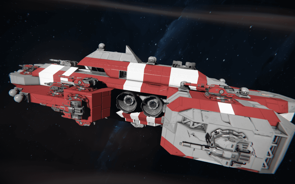 Redline Frigate — Space Engineers Workshop preview
