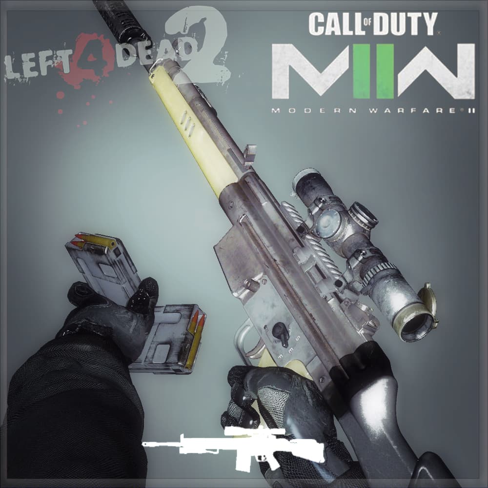 MWII Lachman762&G3SG1 Suppressed(Military Sniper) — Left 4 Dead 2 Steam Workshop preview image