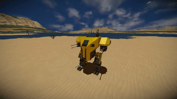 Helldivers Emancipator Exosuit — Space Engineers Workshop preview