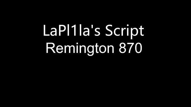 Remington 870 (LaPl1la's Script) — Left 4 Dead 2 Workshop preview