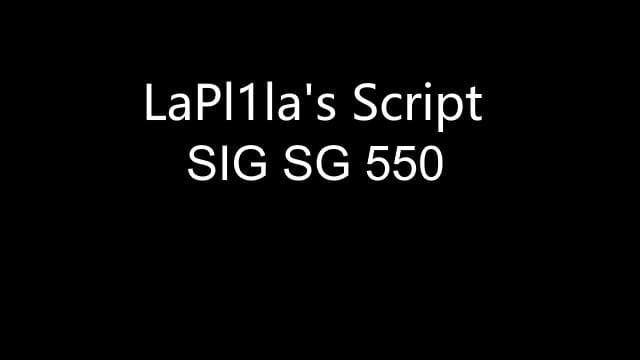 SIG SG 550 (LaPl1la's Script) — Left 4 Dead 2 Steam Workshop preview image