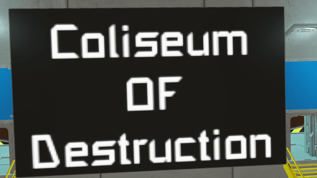 ColiseumOFDestruction — Space Engineers Workshop preview