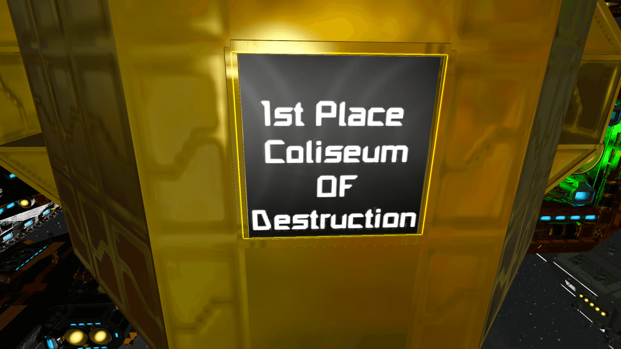 1st Place ColiseumOFDestruction — Space Engineers Steam Workshop preview image