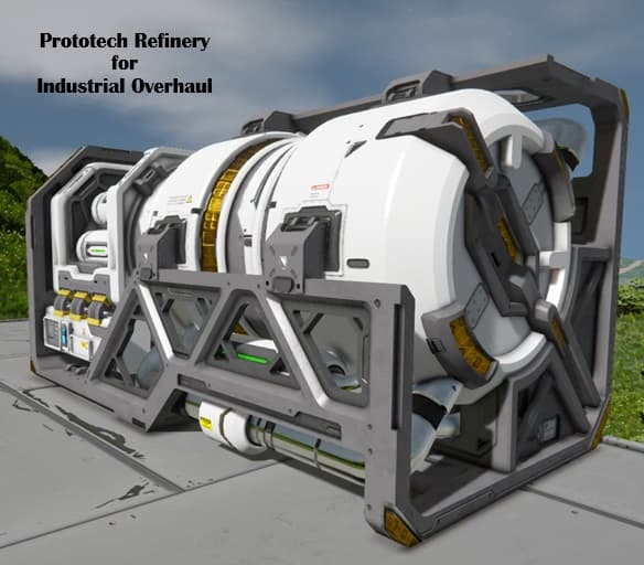 Prototech Refinery for Industrial Overhaul — Space Engineers Workshop preview