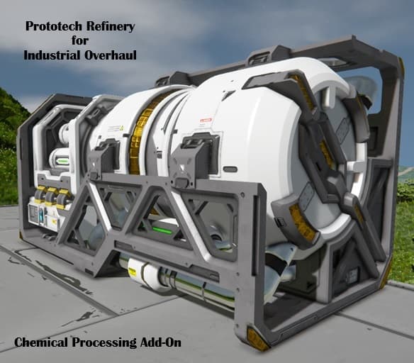 Prototech Refinery for Industrial Overhaul - Chemical Refinery Add-On — Space Engineers Workshop preview