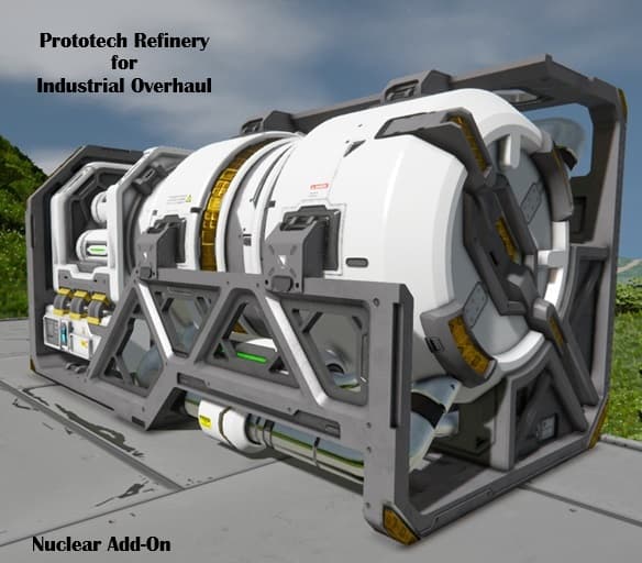 Prototech Refinery for Industrial Overhaul - Nuclear Centrifuge Add-On — Space Engineers Workshop preview
