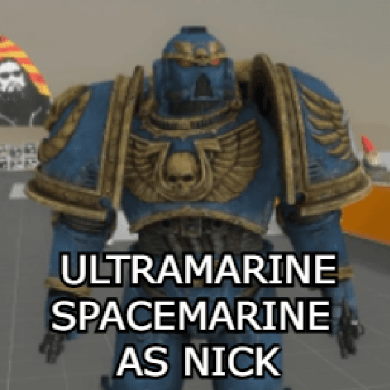 ULTRAMARINE SPACEMARINE AS NICK — Left 4 Dead 2 Workshop preview