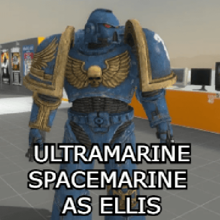 ULTRAMARINE SPACEMARINE AS ELLIS — Left 4 Dead 2 Workshop preview