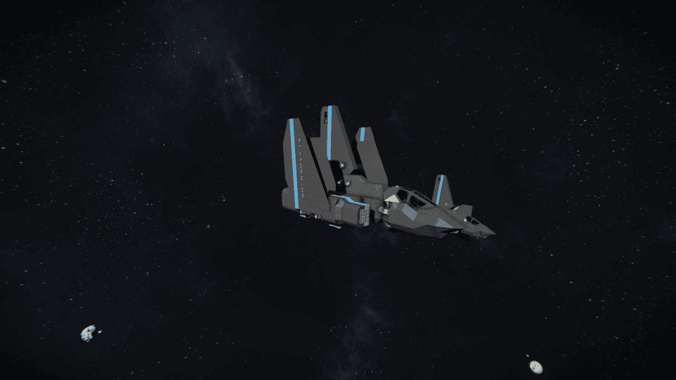 GMN/MSD Scythewing+ — Space Engineers Workshop preview