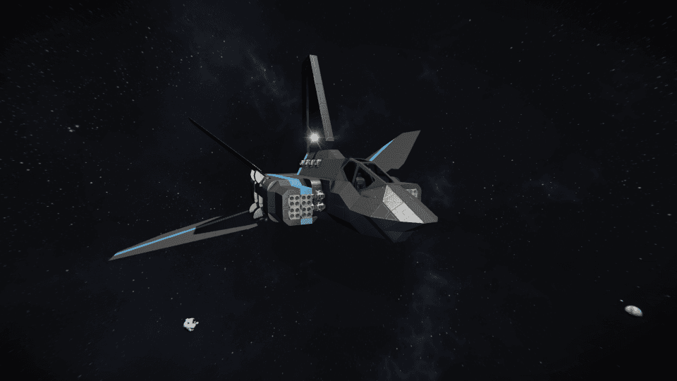 GMN/MSD Scythewing A — Space Engineers Workshop preview