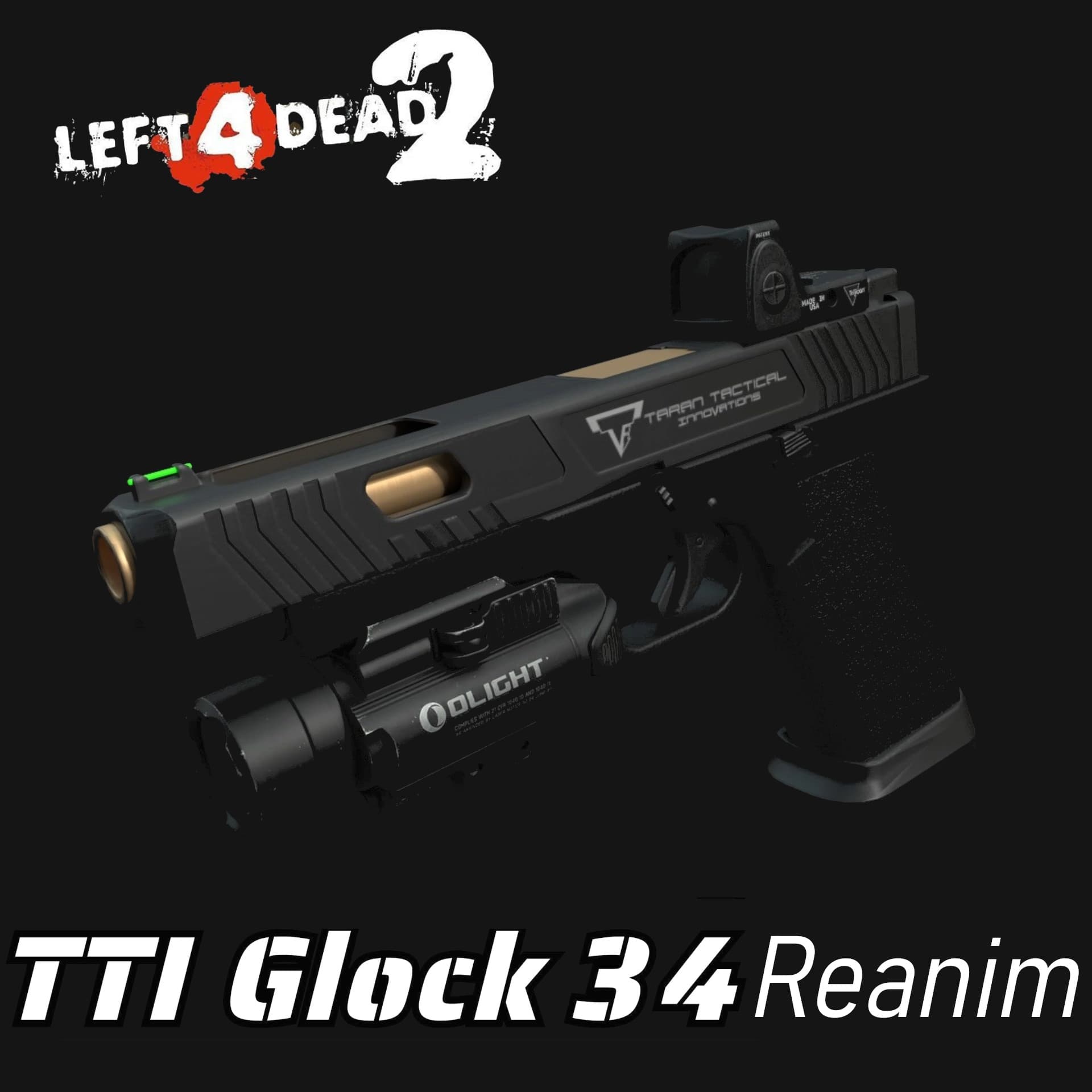 TTI Glock34 Reanimation 动作重制(Pistol)(No dual Pistols) — Left 4 Dead 2 Steam Workshop preview image