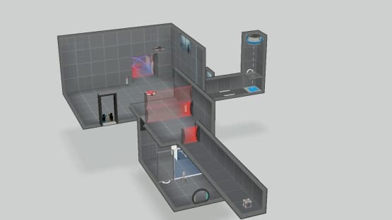 Buttons and funnels — Portal 2 Workshop preview