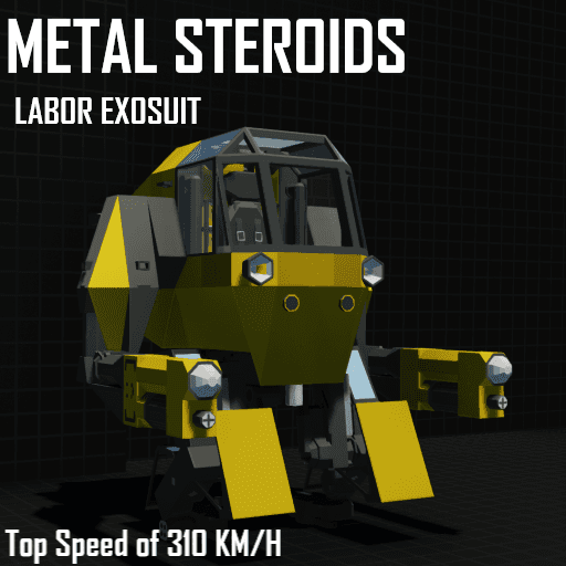 METAL STEROIDS | Labor Exosuit — Stormworks: Build and Rescue Steam Workshop preview image