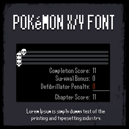 Font - Pokemon Battle X/Y — Left 4 Dead 2 Workshop preview
