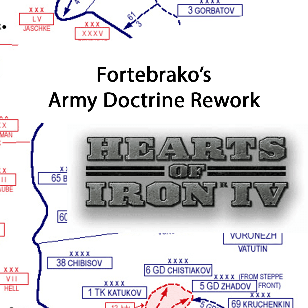 Fortebrako's Army Doctrine Rework — Hearts of Iron IV Steam Workshop preview image