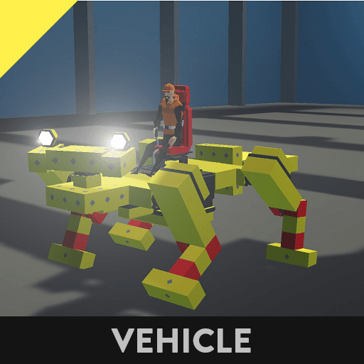 "Yellow Dog" Quad Walker — Stormworks: Build and Rescue Workshop preview