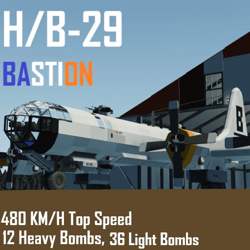 H/B-29 BASTION | HIGH-CAPACITY HEAVY BOMBER — Stormworks: Build and Rescue Steam Workshop preview image