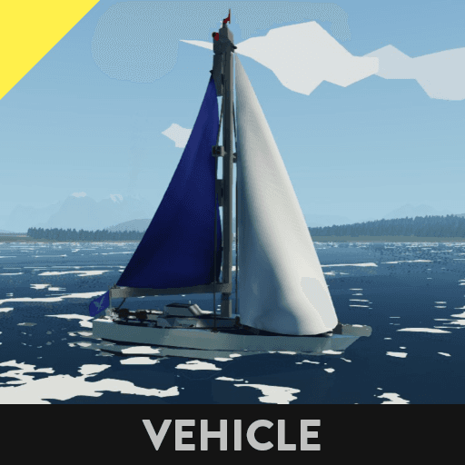 small sailboat — Stormworks: Build and Rescue Steam Workshop preview image