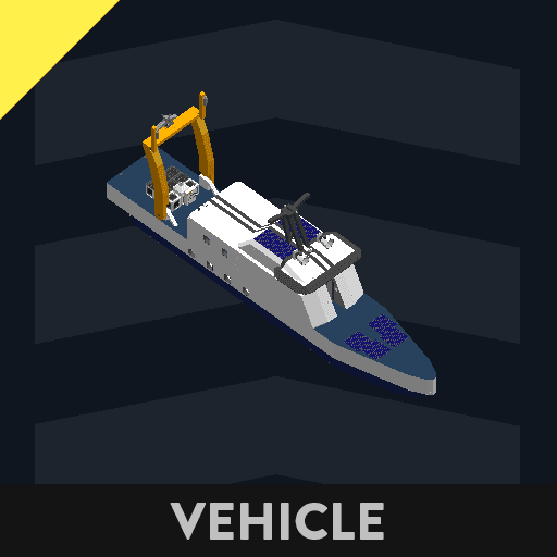 Robertson systems A1 medium utility ship — Stormworks: Build and Rescue Workshop preview