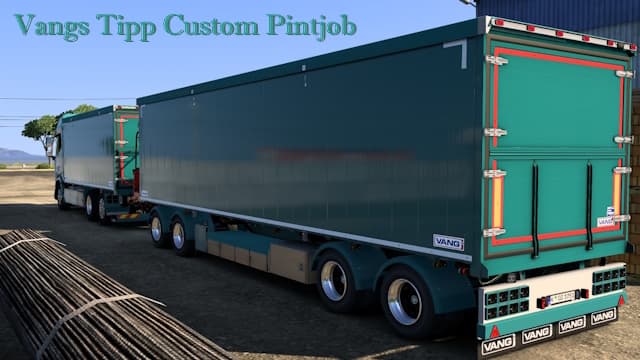Vangs Tipp Custom Pintjob — Euro Truck Simulator 2 Workshop preview