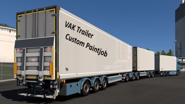VAK Trailer Custom Paintjob — Euro Truck Simulator 2 Steam Workshop preview image