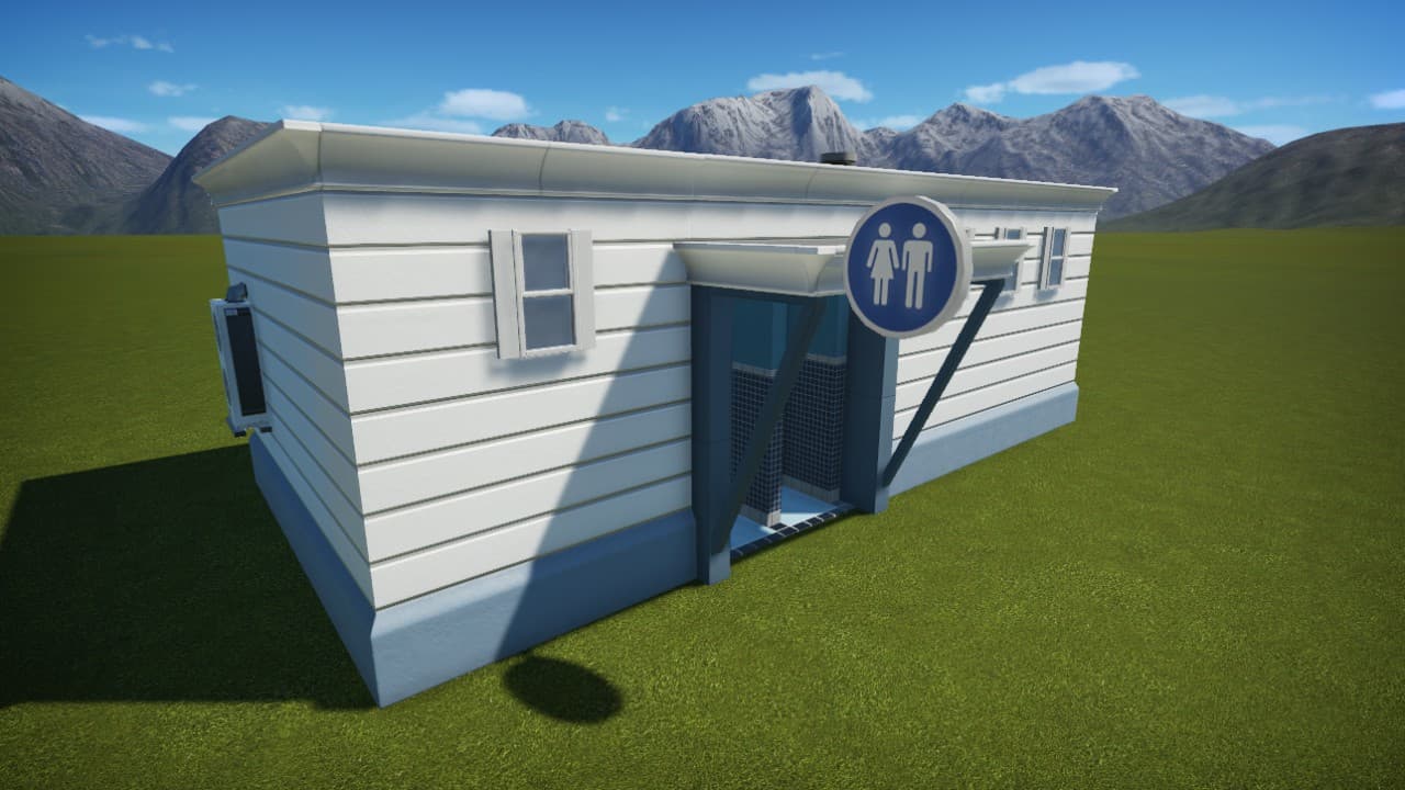 Generic Toilet — Planet Coaster Workshop preview