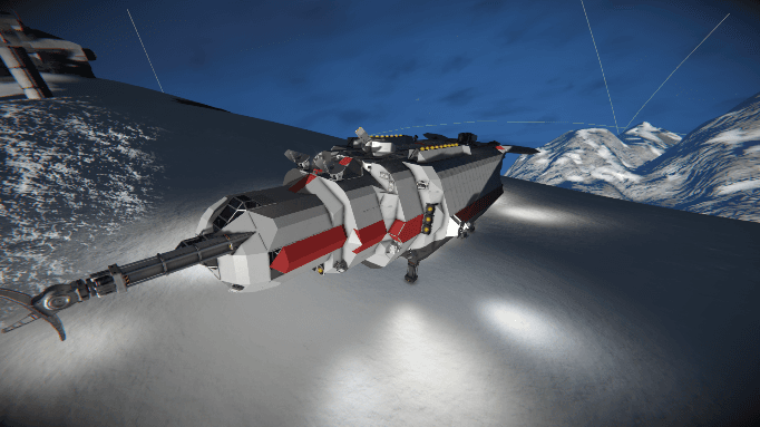 Hokopa planetary ship — Space Engineers Steam Workshop preview image