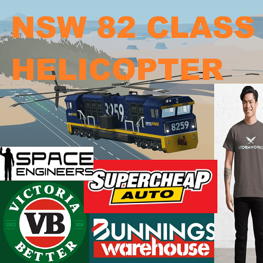 SPARK NSW 82 CLASS HELICOPTER (REALISTIC) — Stormworks: Build and Rescue Workshop preview