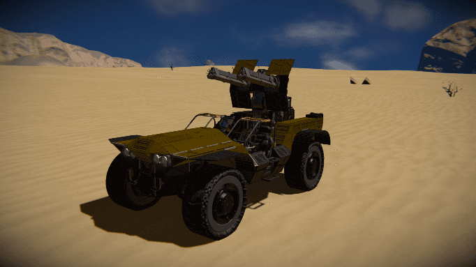 N.R.P Havoc scout buggy — Space Engineers Workshop preview