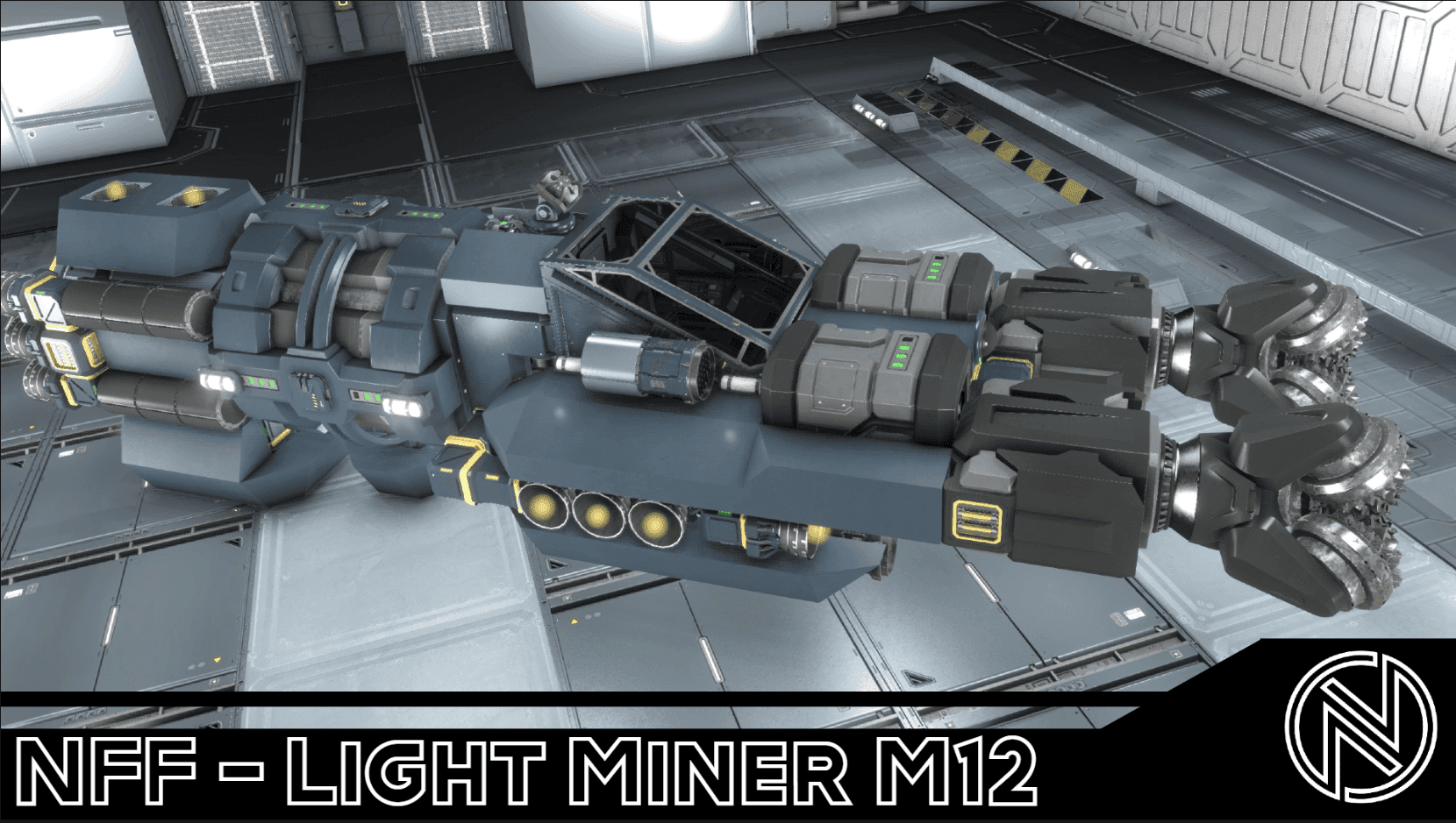NFF -  Light Miner M12 — Space Engineers Steam Workshop preview image