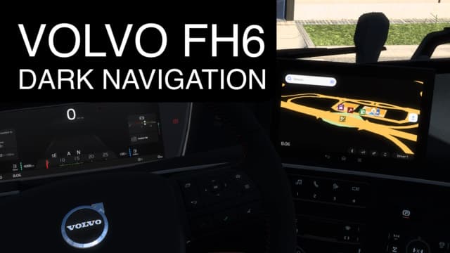 Volvo FH6 Dark Navigation — Euro Truck Simulator 2 Steam Workshop preview image