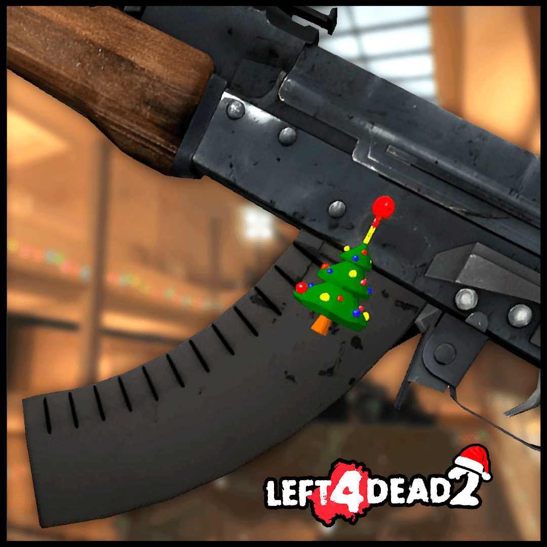 Christmas Tree Charm for AK-47 (AK47)
 — Left 4 Dead 2 Steam Workshop preview image