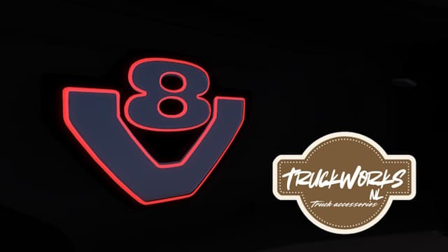 Truckworks RJL V8 Interior Lightboards — Euro Truck Simulator 2 Workshop preview