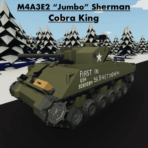 M4A3E2 "Jumbo" Sherman - Cobra King — Stormworks: Build and Rescue Workshop preview