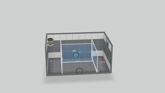 Cube between 3 glass planes — Portal 2 Steam Workshop preview image