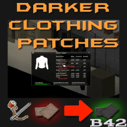 Darker Clothing Patches — Project Zomboid Steam Workshop preview image