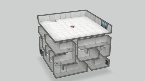 the waaaaaay too complicated button puzzle — Portal 2 Workshop preview
